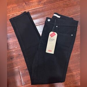 Levi's 311 Women's Black Cropped Skinny Jeans, NWT, Size 27
